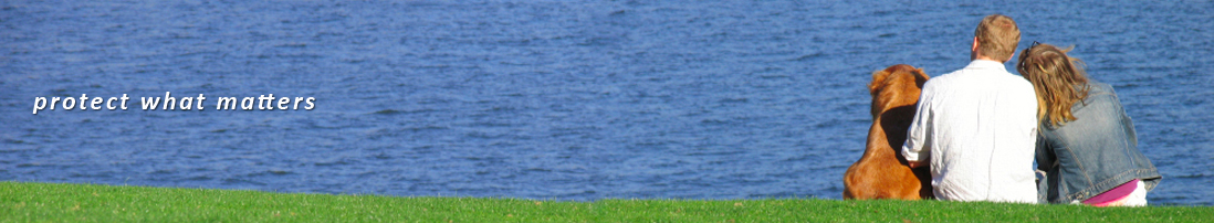 Protect - Guy, Girl, Dog, River